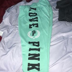 pink sweatpants